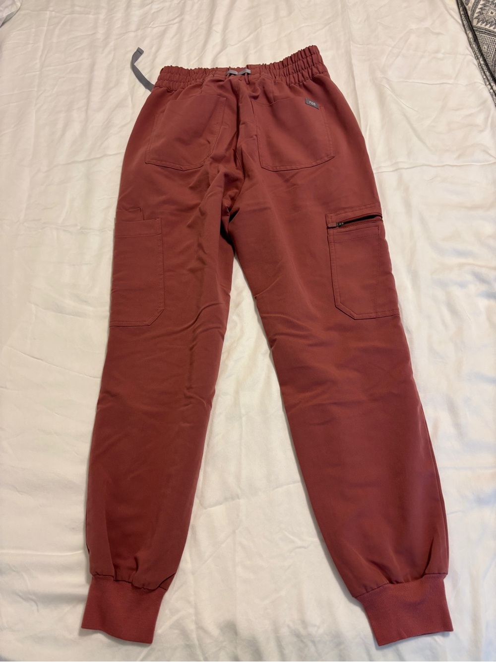Figs Mauve Pink Uman Relaxed Jogger Scrub Pants XS petite - Picture 3 of 8